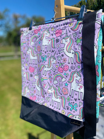 Swim Bag FUNKY UNICORN PURPLE