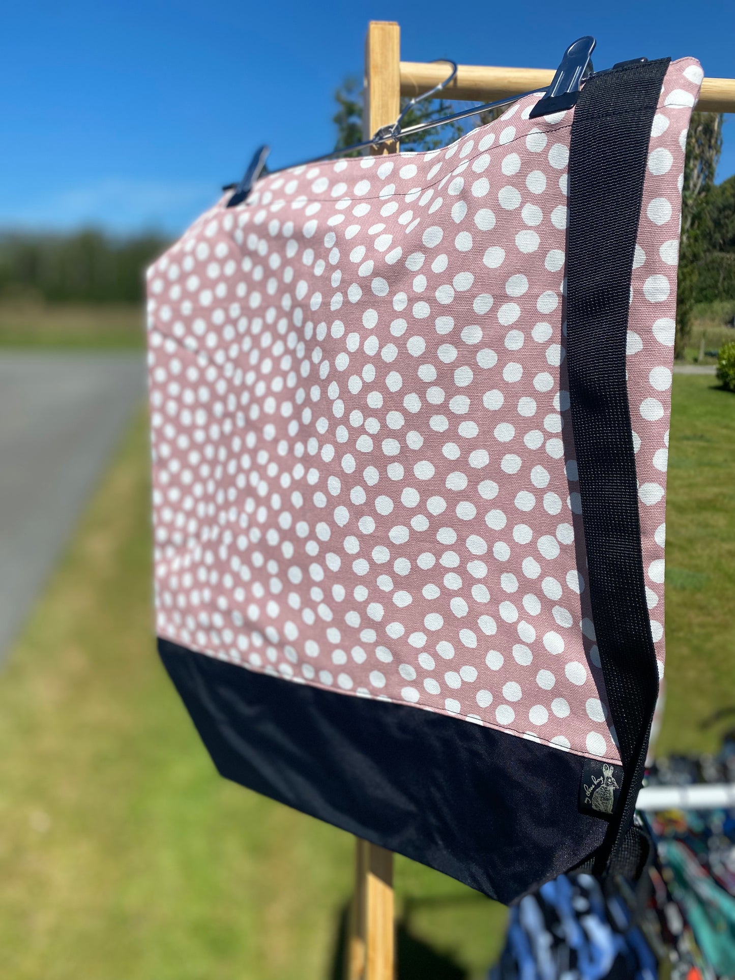 Swim Bag DUSKY PINK SPOTS