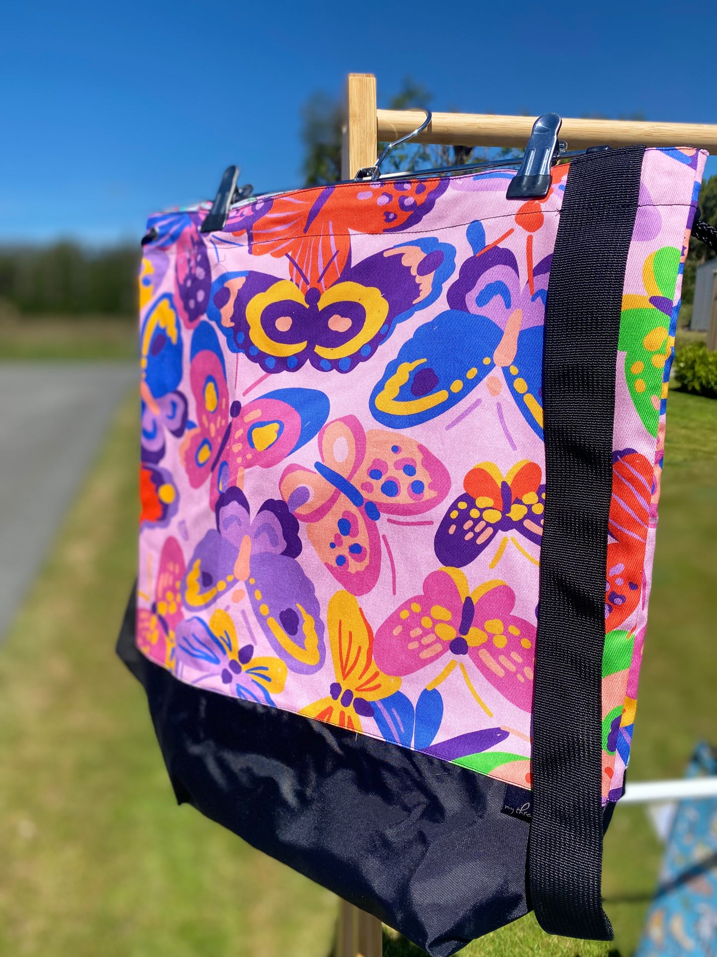Swim Bag PINK BUTTERFLIES