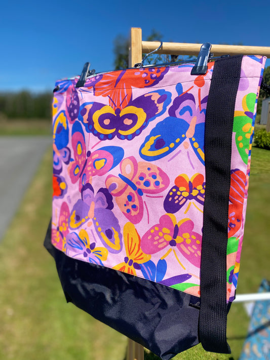 Swim Bag PINK BUTTERFLIES