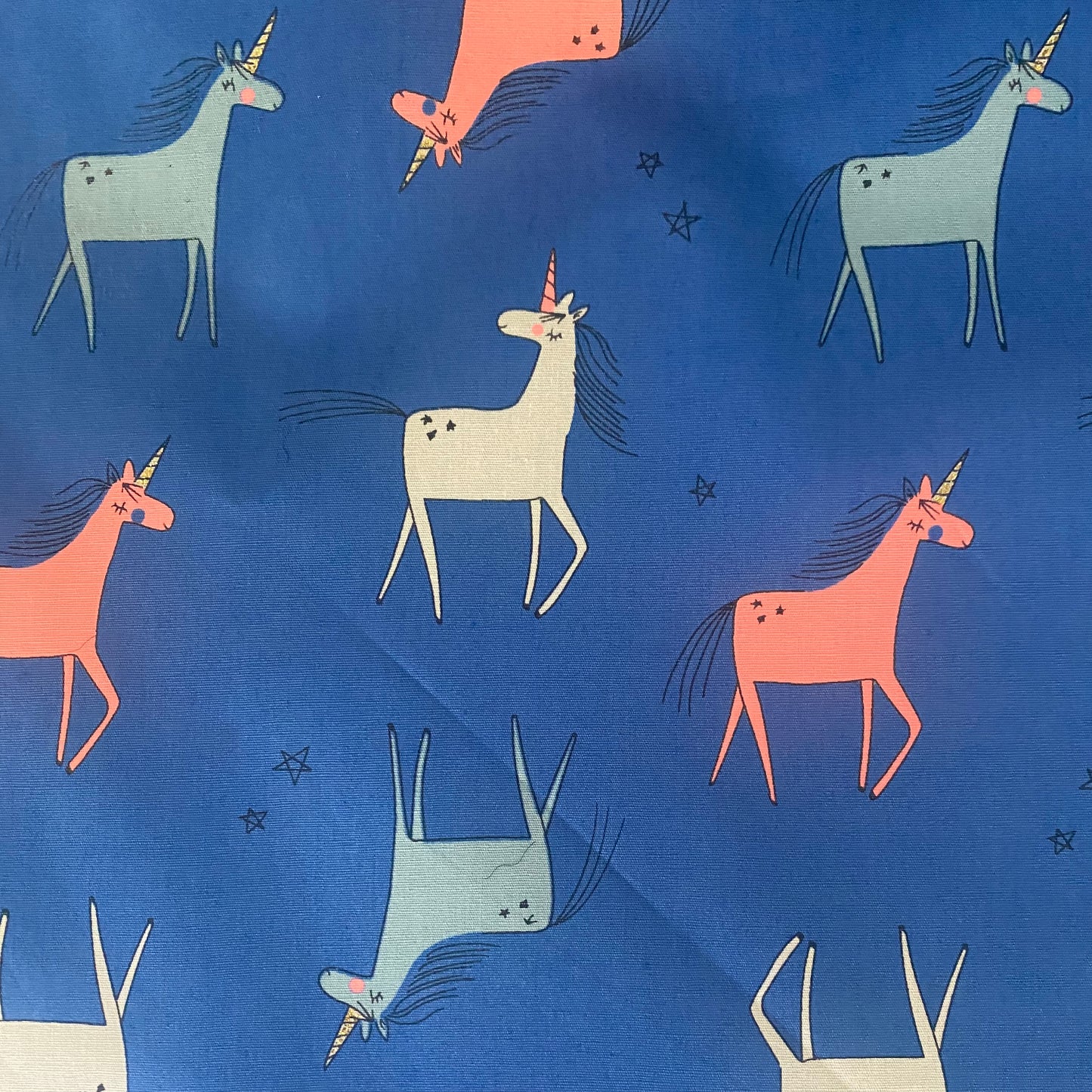 Book Bag GOLD HORN UNICORN